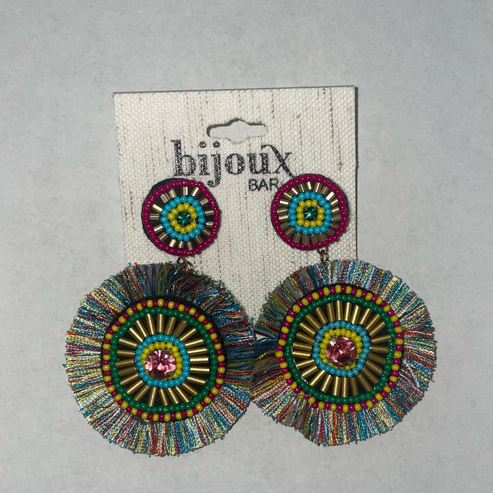 Bijoux Bar Fringe Earrings